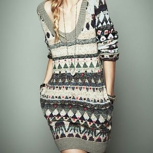 Free People Eagle Fairisle Tunic